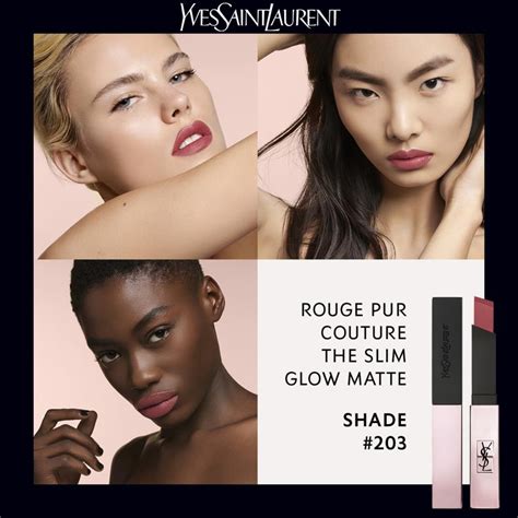 the slim glow matte lipstick yves saint laurent|The Slim Glow Matte Lipstick .